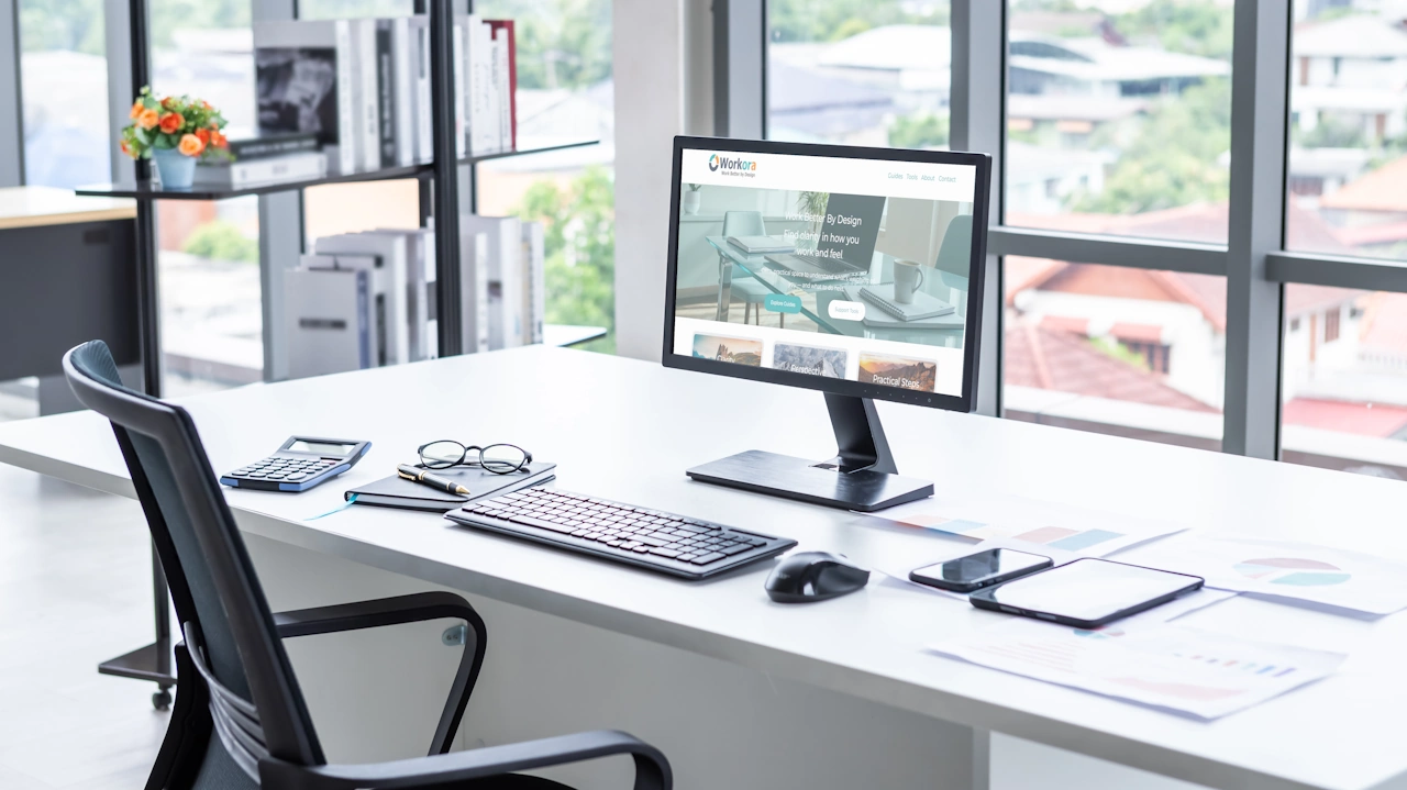 How to Set Up a Healthy Desk Layout