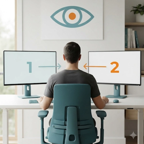 How to Position Dual Monitors Correctly