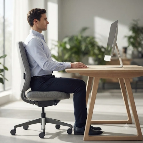 How to Sit at Your Desk Correctly